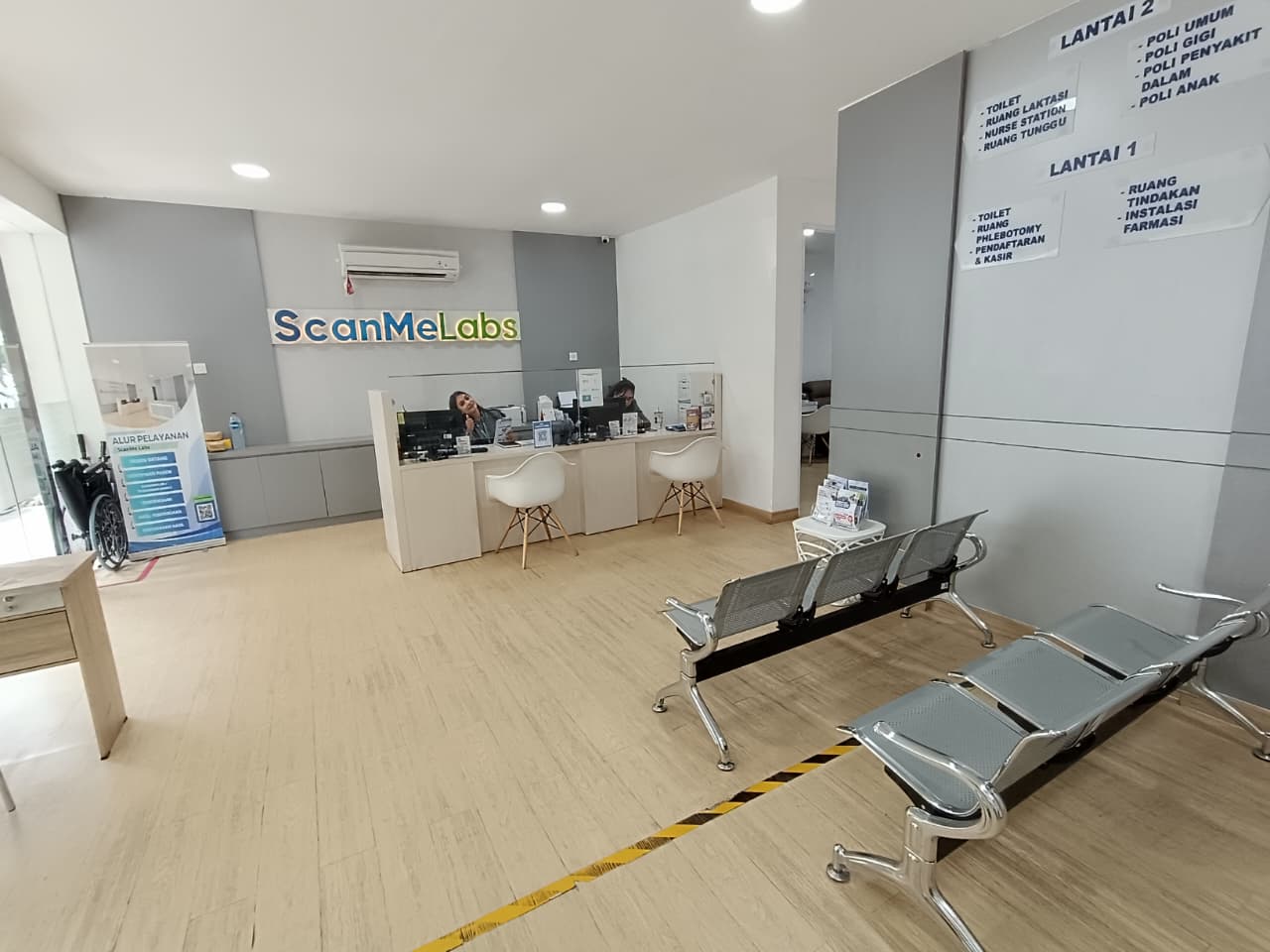Scanmelabs clinic lobby